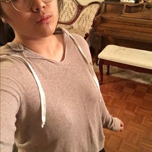 AE Sequin Hoodie Long Sleeve